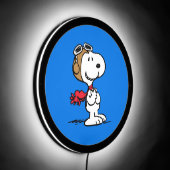 Peanuts | Snoopy The Flying Ace LED Sign (Angle)