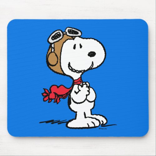 Peanuts  Snoopy The Flying Ace Mouse Pad