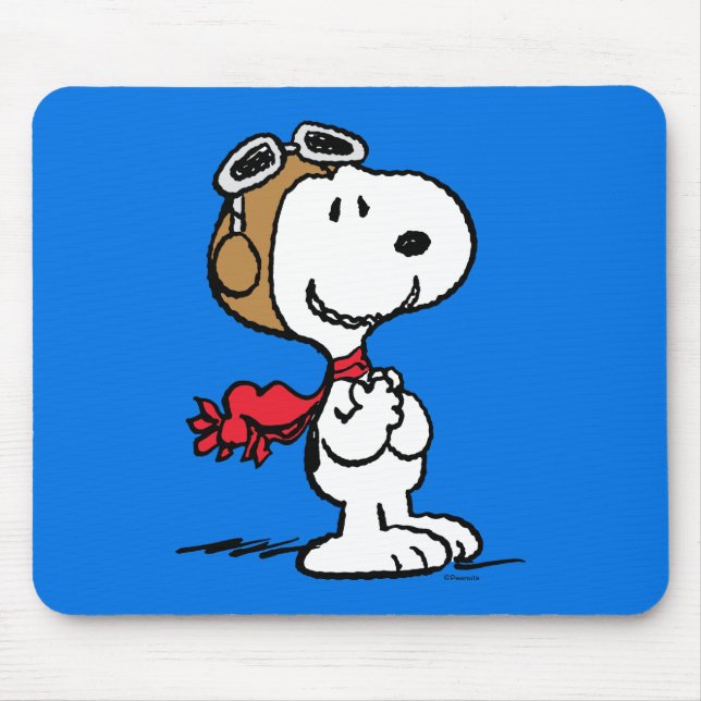 Peanuts | Snoopy The Flying Ace Mouse Pad (Front)
