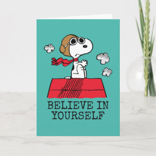 Peanuts Snoopy the Flying Ace Note Card