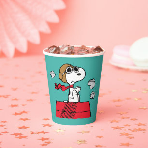 Peanuts   Snoopy the Flying Ace Paper Cups