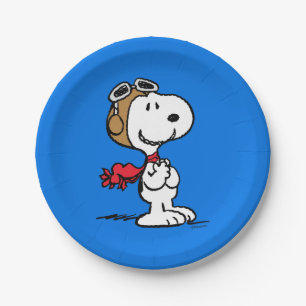 Peanuts   Snoopy The Flying Ace Paper Plates