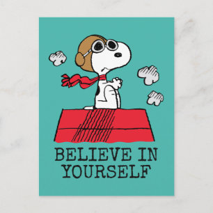Peanuts Snoopy the Flying Ace Postcard