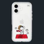 Peanuts | Snoopy the Flying Ace iPhone 16 Case<br><div class="desc">This cute Peanuts design features Snoopy as the World War I flying ace reading to take on the Red Baron of Germany.</div>