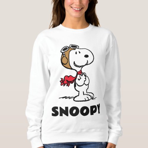 Peanuts  Snoopy The Flying Ace Sweatshirt