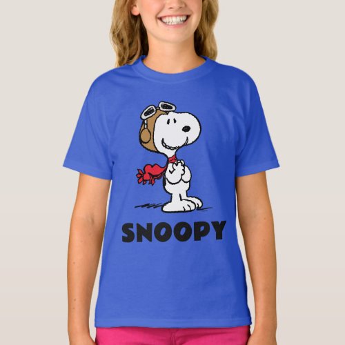 Peanuts  Snoopy The Flying Ace T_Shirt