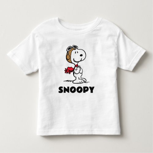 Peanuts  Snoopy The Flying Ace Toddler T_shirt