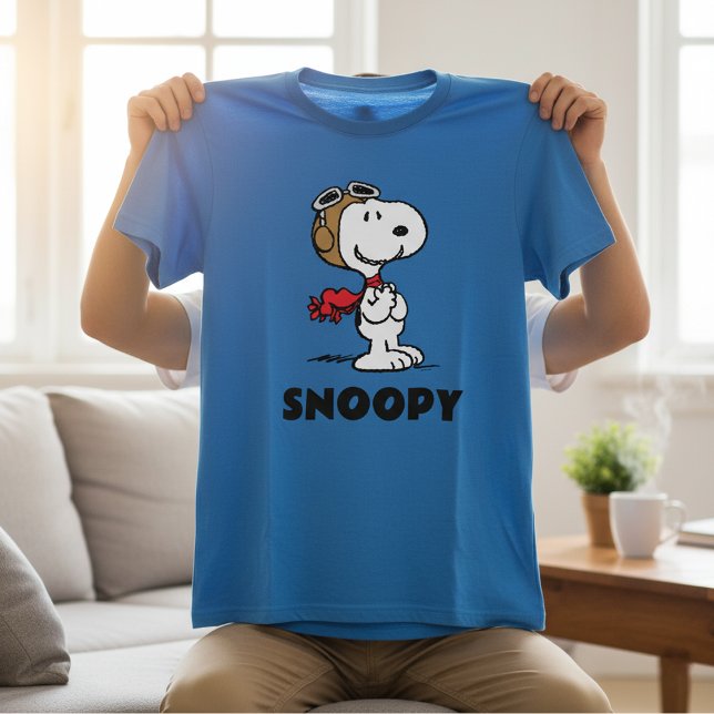 Peanuts | Snoopy The Flying Ace Tri-Blend Shirt (Creator Uploaded)