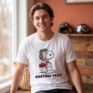 Peanuts Snoopy The Flying Ace Tri-Blend Shirt