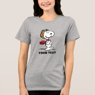 Peanuts   Snoopy The Flying Ace Tri-Blend Shirt