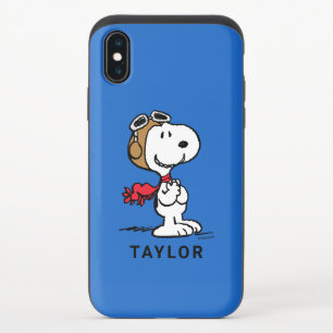Peanuts   Snoopy The Flying Ace iPhone X Slider Case