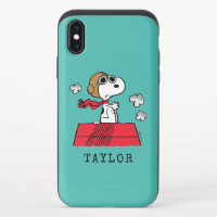 Peanuts | Snoopy the Flying Ace iPhone X Slider Case