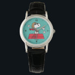 Peanuts | Snoopy the Flying Ace Watch<br><div class="desc">Snoopy is the loveable pet beagle of Charlie Brown in the comic strip Peanuts by Charles M. Schulz. Check out this cute Peanuts design featuring Snoopy dancing.</div>