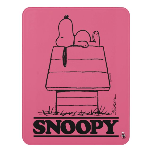 Peanuts | Snoopy The Secret To Life Door Sign (Contemporary Vert)