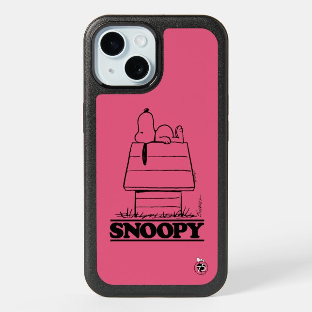 Peanuts | Snoopy The Secret To Life iPhone 15 Case (Back)