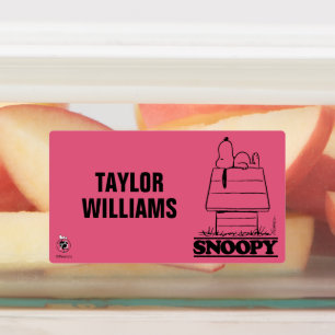 Peanuts Snoopy The Secret To Life Kids' Labels