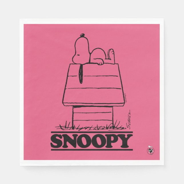 Peanuts | Snoopy The Secret To Life Napkins (Front)