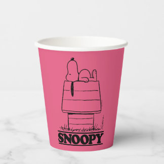 Peanuts | Snoopy The Secret To Life Paper Cups