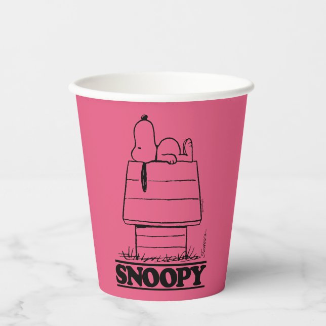 Peanuts | Snoopy The Secret To Life Paper Cups (Front)