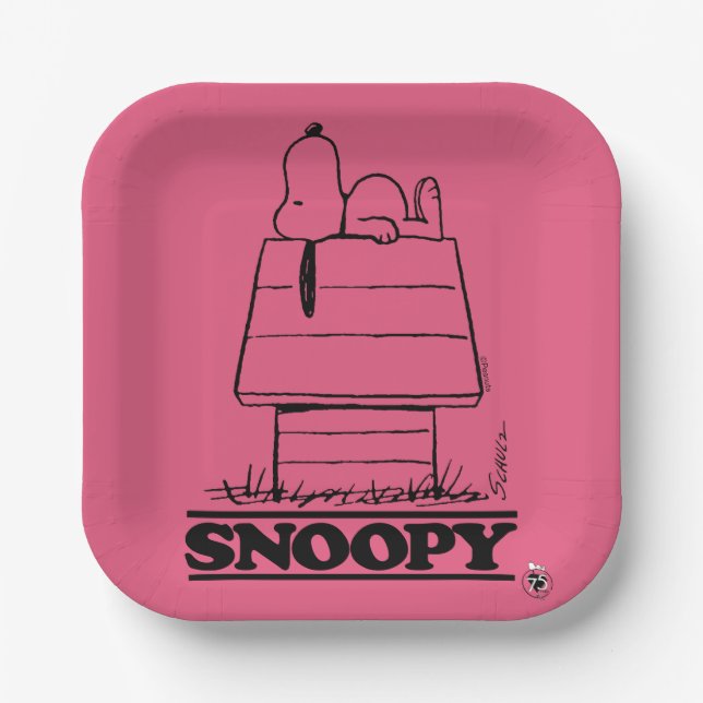 Peanuts | Snoopy The Secret To Life Paper Plates (Front)