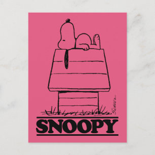 Peanuts Snoopy The Secret To Life Postcard