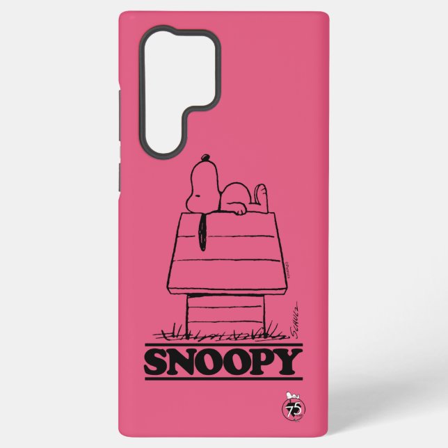 Peanuts | Snoopy The Secret To Life Samsung Galaxy Case (Back)