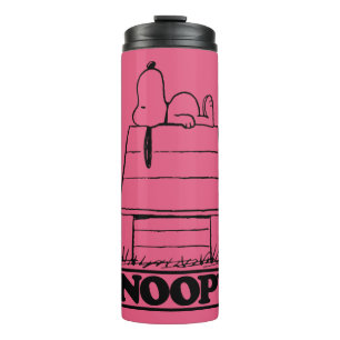 Peanuts Snoopy The Secret To Life Thermal Tumbler