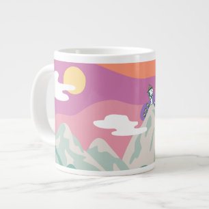 Peanuts   Snoopy & Troop Hiking the Mountain Giant Coffee Mug