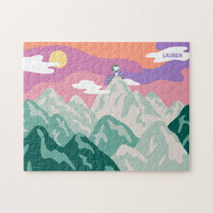 Peanuts   Snoopy & Troop Hiking the Mountain Jigsaw Puzzle