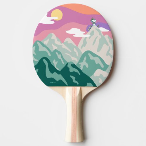 Peanuts  Snoopy  Troop Hiking the Mountain Ping Pong Paddle