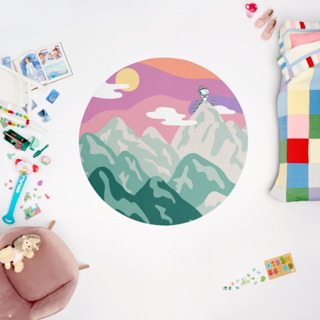 Peanuts | Snoopy & Troop Hiking the Mountain Rug (Insitu (Babyroom))