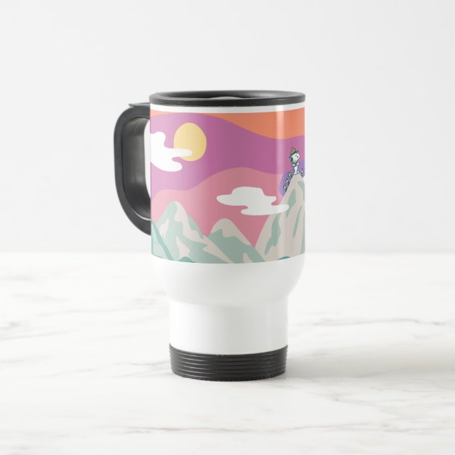 Peanuts | Snoopy & Troop Hiking the Mountain Travel Mug (Front Left)