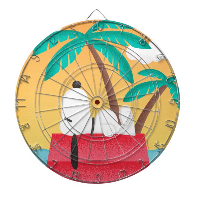 Peanuts | Snoopy Tropical Deco Dreams Dart Board (Front)