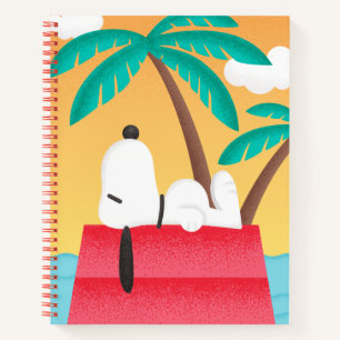 Peanuts Snoopy Tropical Deco Dreams Notebook