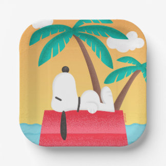 Peanuts | Snoopy Tropical Deco Dreams Paper Plates