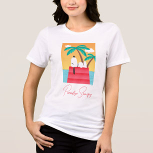 Peanuts   Snoopy Tropical Deco Dreams Tri-Blend Shirt