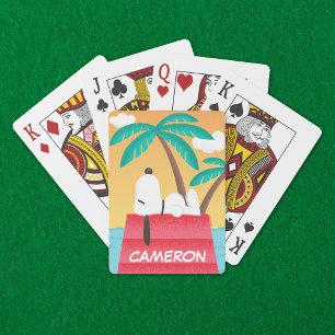 Peanuts   Snoopy Tropical Deco   Playing Cards