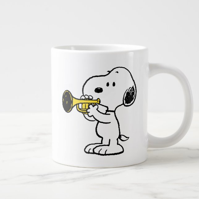 Peanuts | Snoopy Trumpet Player Giant Coffee Mug (Right)