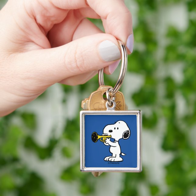 Peanuts | Snoopy Trumpet Player Keychain (Hand)