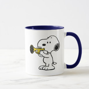 Peanuts Snoopy Trumpet Player Mug