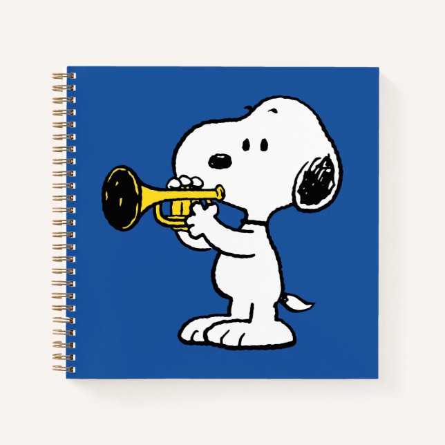 Peanuts | Snoopy Trumpet Player Notebook (Front)
