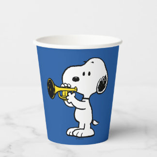 Peanuts | Snoopy Trumpet Player Paper Cups