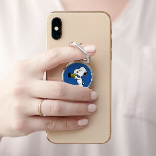 Peanuts Snoopy Trumpet Player Phone Ring Stand