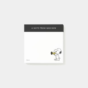 Peanuts Snoopy Trumpet Player Post-it Notes