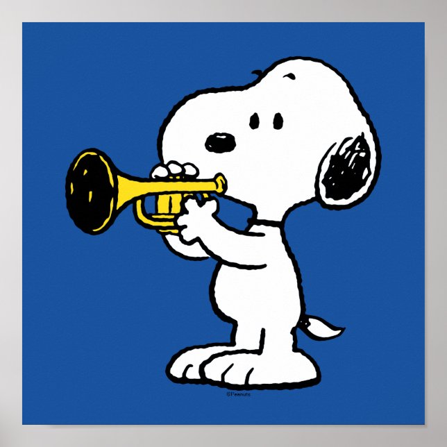 Peanuts | Snoopy Trumpet Player Poster (Front)