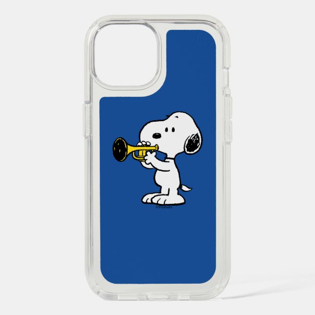 Peanuts | Snoopy Trumpet Player Speck iPhone Case (Front)