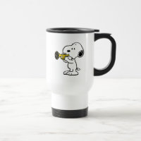 Peanuts | Snoopy Trumpet Player Travel Mug
