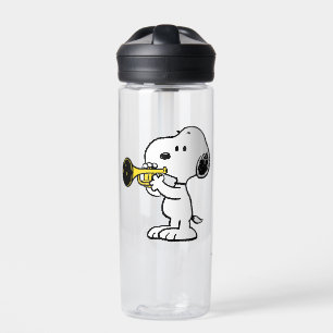 Peanuts Snoopy Trumpet Player Water Bottle