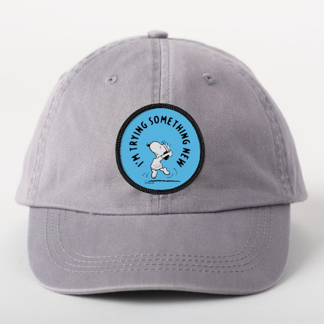 Peanuts | Snoopy Trying Something New Patch (On Headwear)