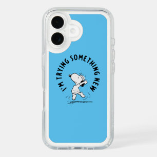 Peanuts   Snoopy Trying Something New iPhone 16 Case
